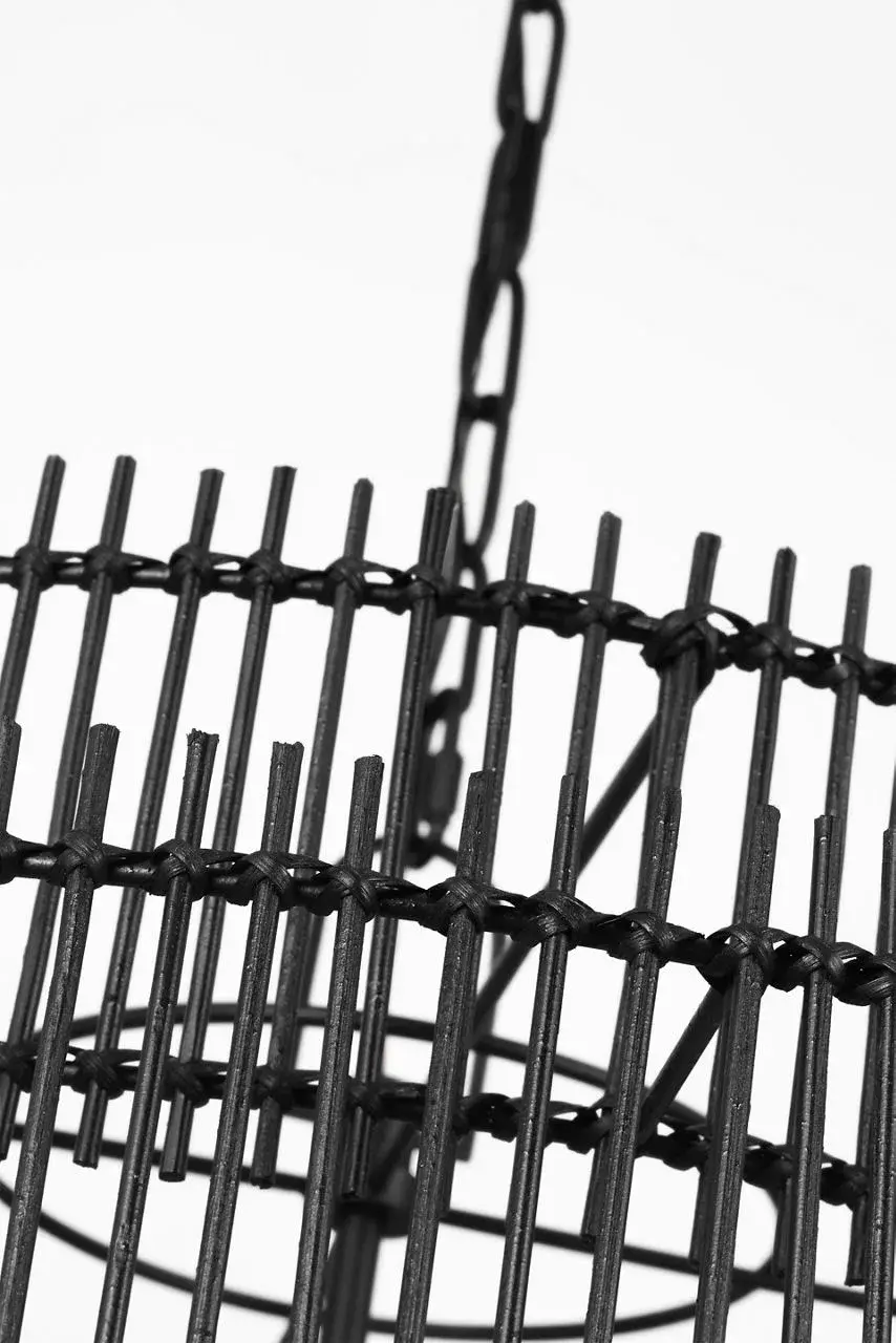Elio Large Hanging Shade in Aged Iron - Image 3
