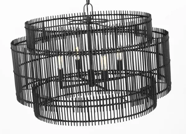 Elio Large Hanging Shade in Aged Iron - Image 4