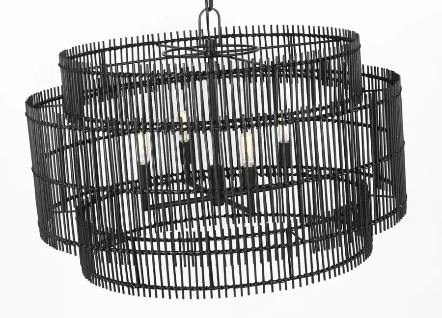 Elio Large Hanging Shade in Aged Iron - Image 4
