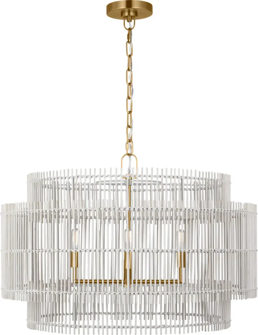 Elio Large Hanging Shade in Burnished Brass - Image 1