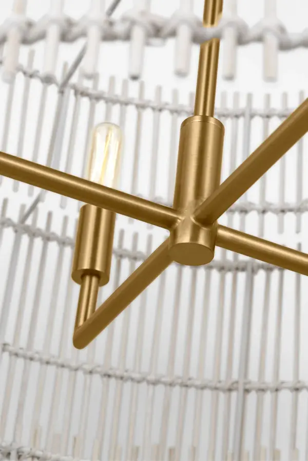 Elio Large Hanging Shade in Burnished Brass - Image 4