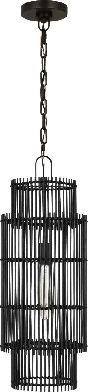 Elio Small Hanging Shade in Aged Iron - Image 1