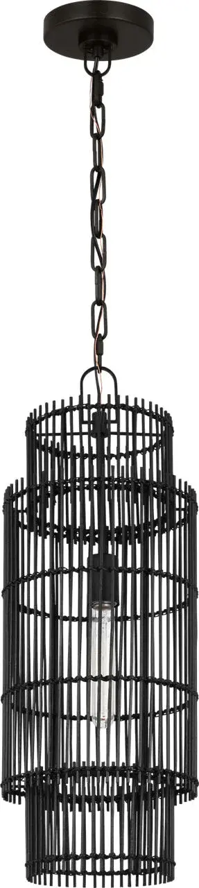 Elio Small Hanging Shade in Aged Iron - Image 2