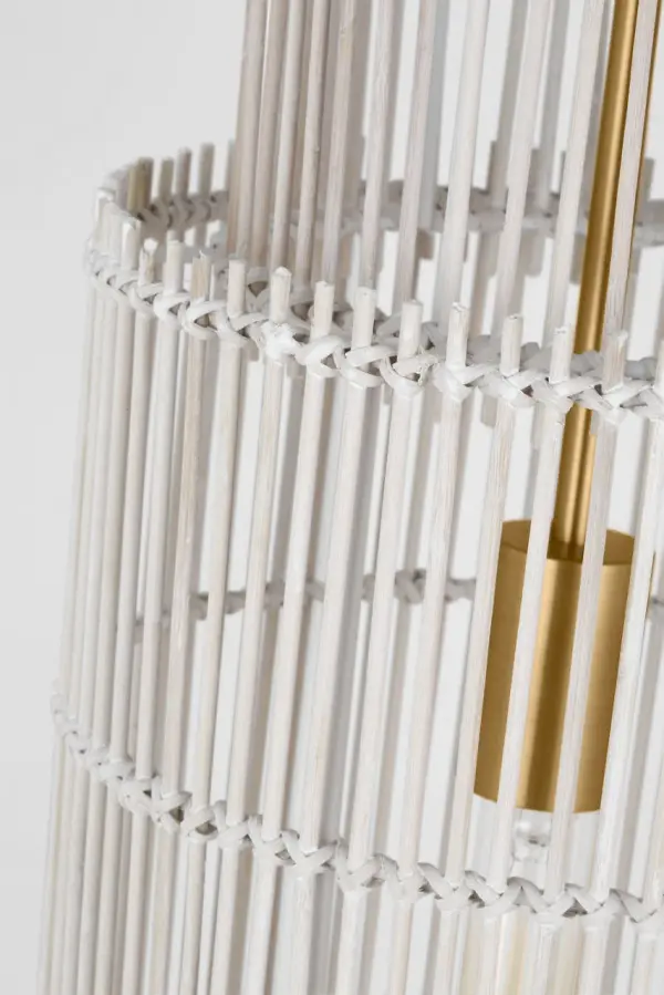 Elio Small Hanging Shade in Burnished Brass - Image 3