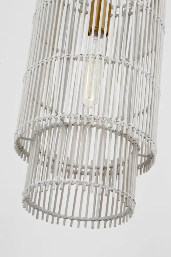 Elio Small Hanging Shade in Burnished Brass - Image 4