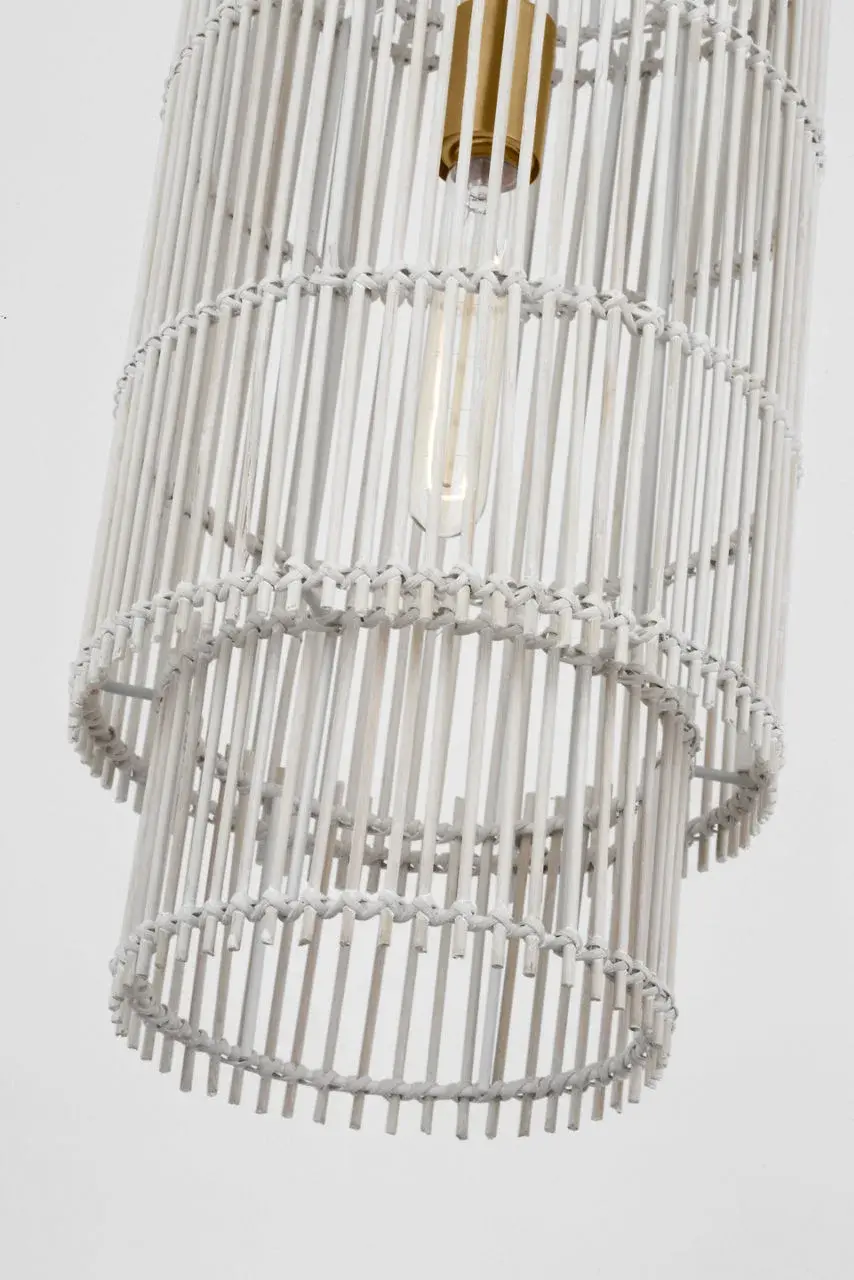 Elio Small Hanging Shade in Burnished Brass - Image 4
