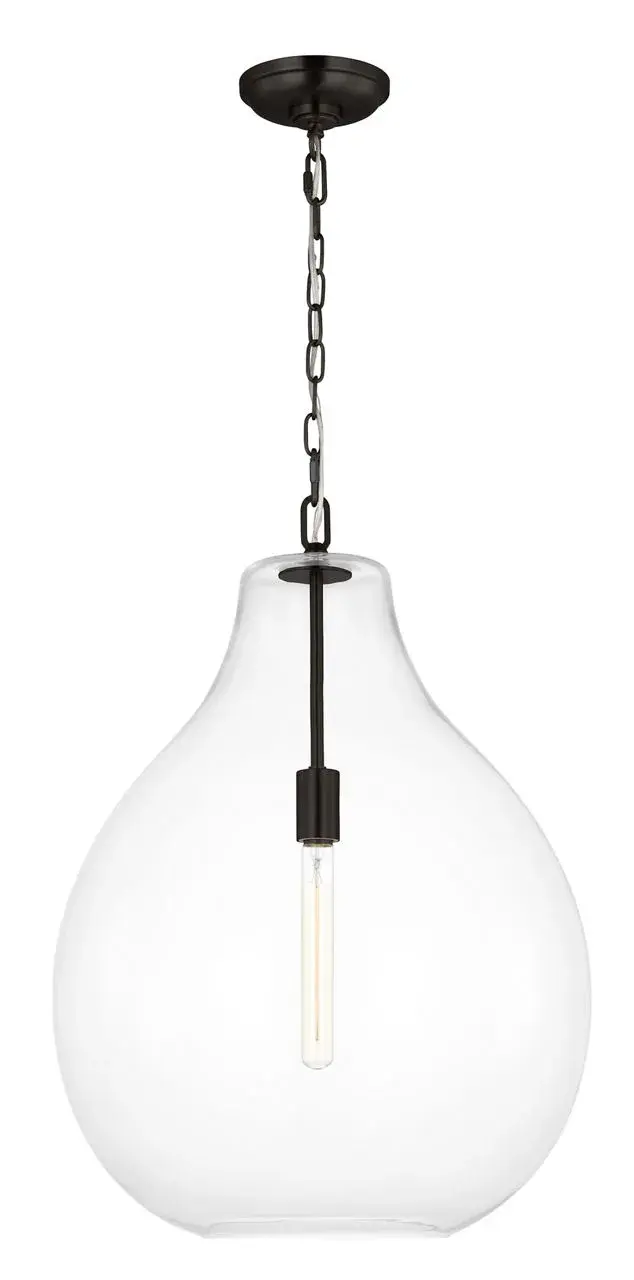 Magnus Extra Large Pendant in Aged Iron - Image 1