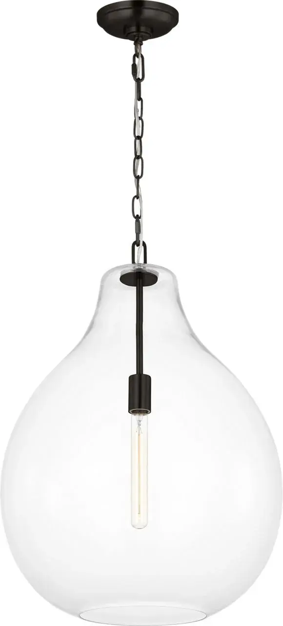 Magnus Extra Large Pendant in Aged Iron - Image 2