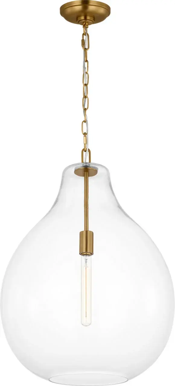 Magnus Extra Large Pendant in Burnished Brass - Image 2