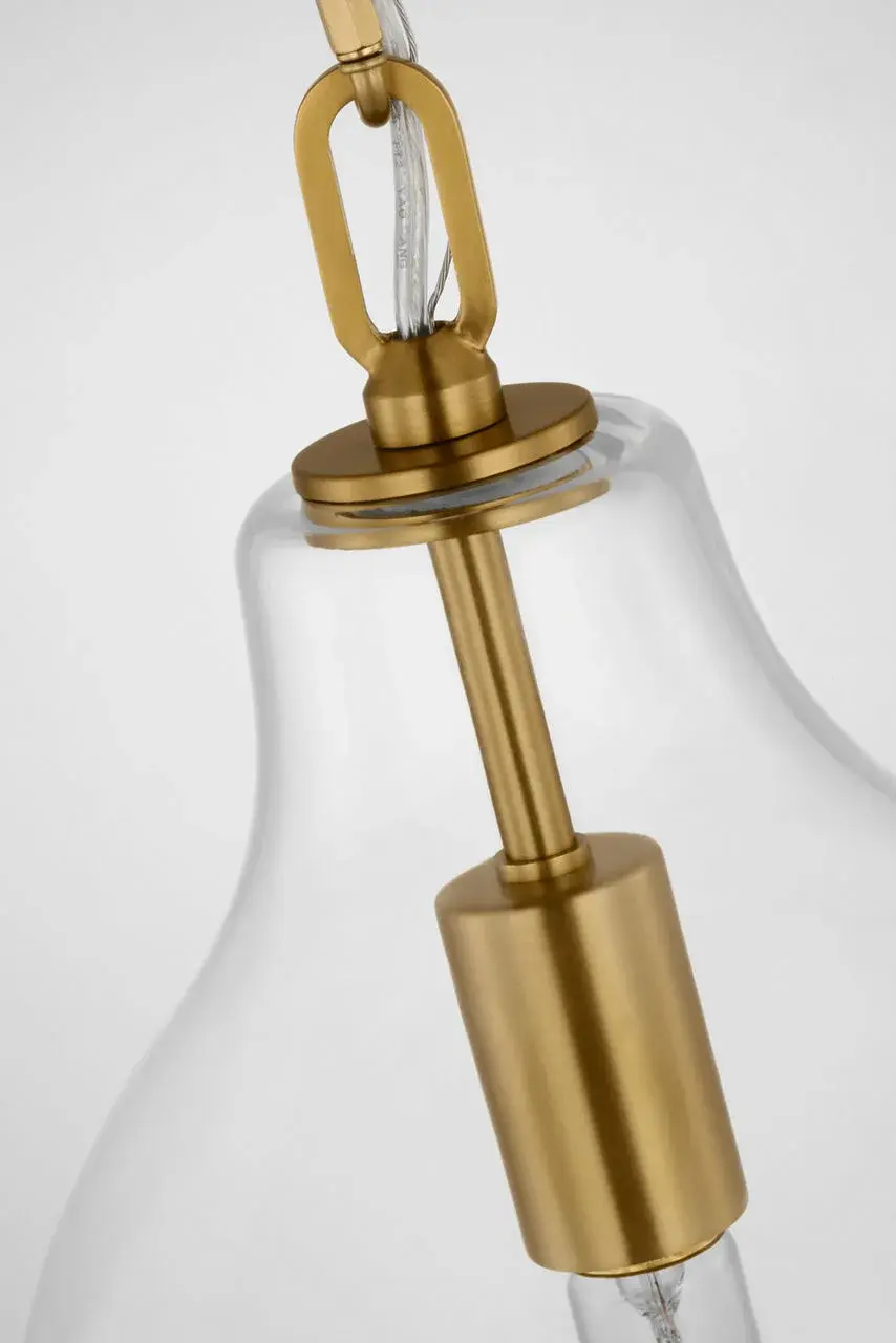 Magnus Large Pendant in Burnished Brass - Image 4