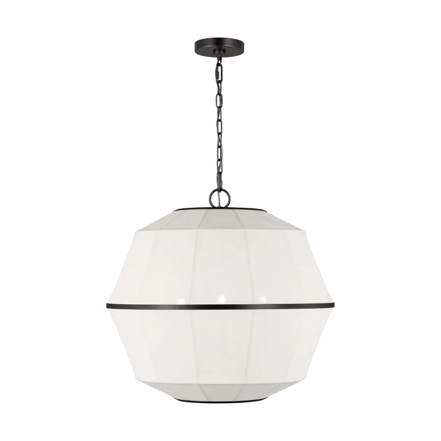 Hikari Medium Lantern in Aged Iron - Image 1