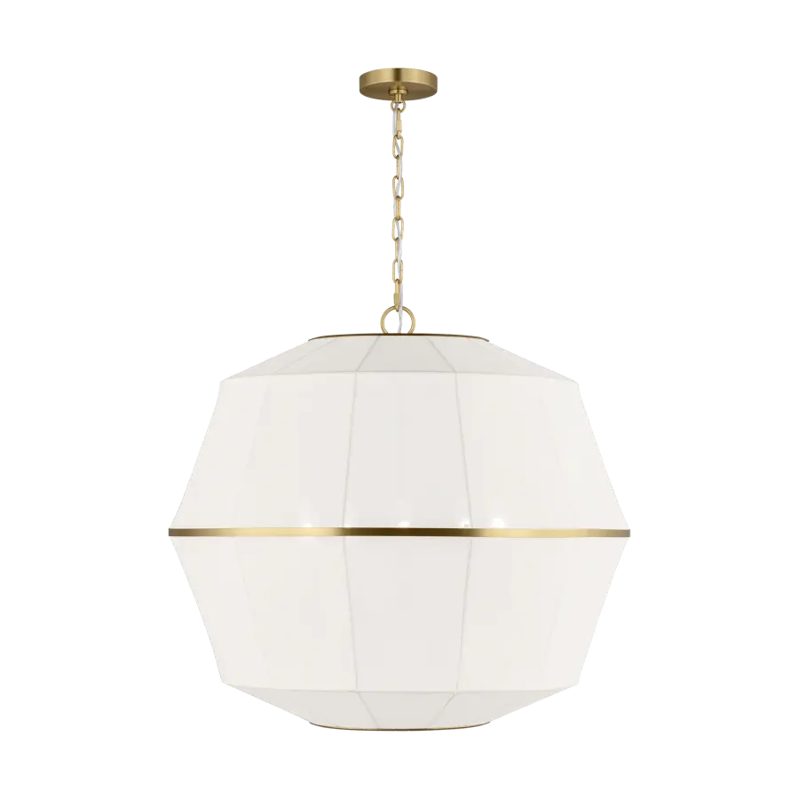 Hikari Large Lantern in Burnished Brass - Image 1