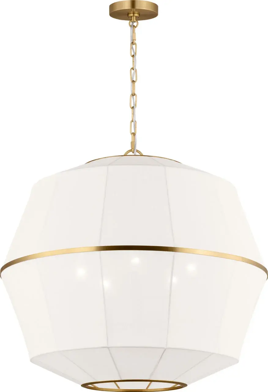 Hikari Large Lantern in Burnished Brass - Image 2