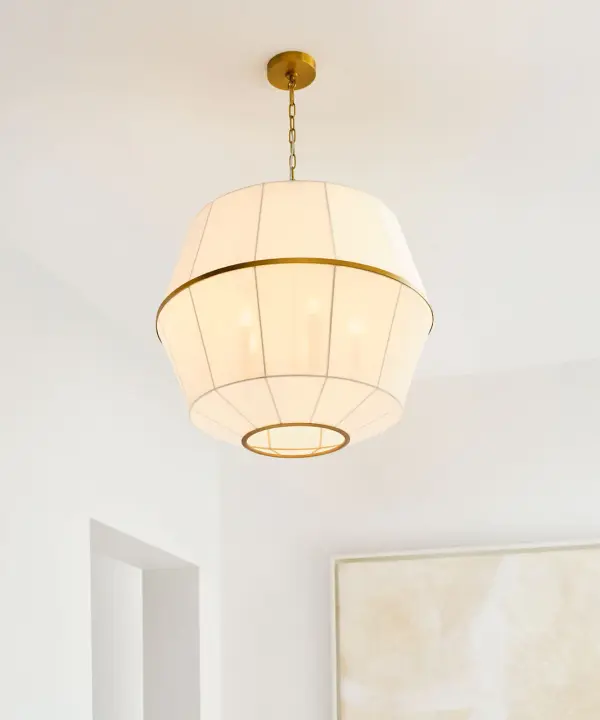 Hikari Large Lantern in Burnished Brass - Image 11