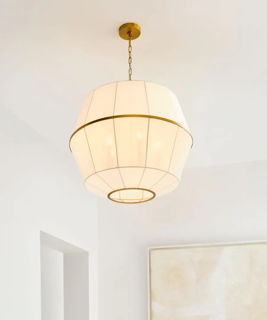 Hikari Large Lantern in Burnished Brass - Image 11