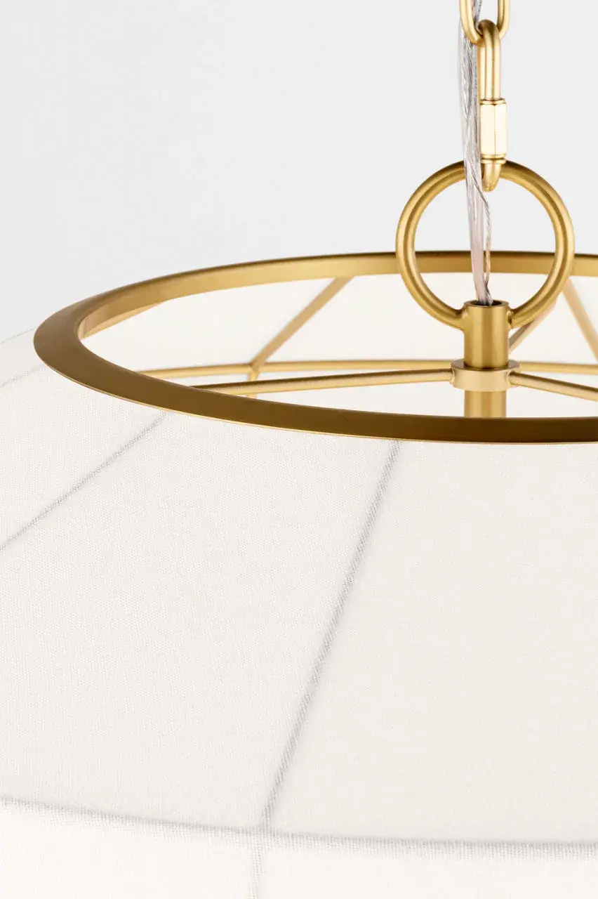 Hikari Large Lantern in Burnished Brass - Image 5