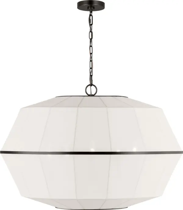 Hikari Wide Lantern in Aged Iron - Image 2