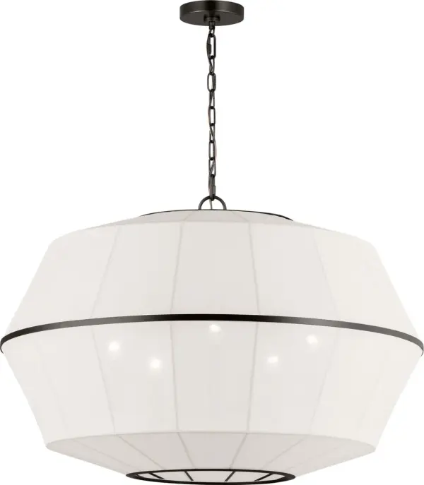 Hikari Wide Lantern in Aged Iron - Image 3