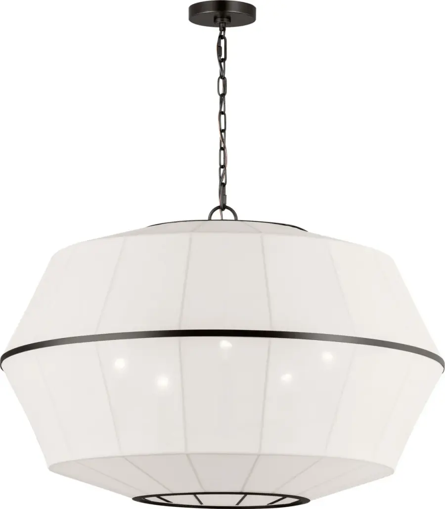 Hikari Wide Lantern in Aged Iron - Image 3