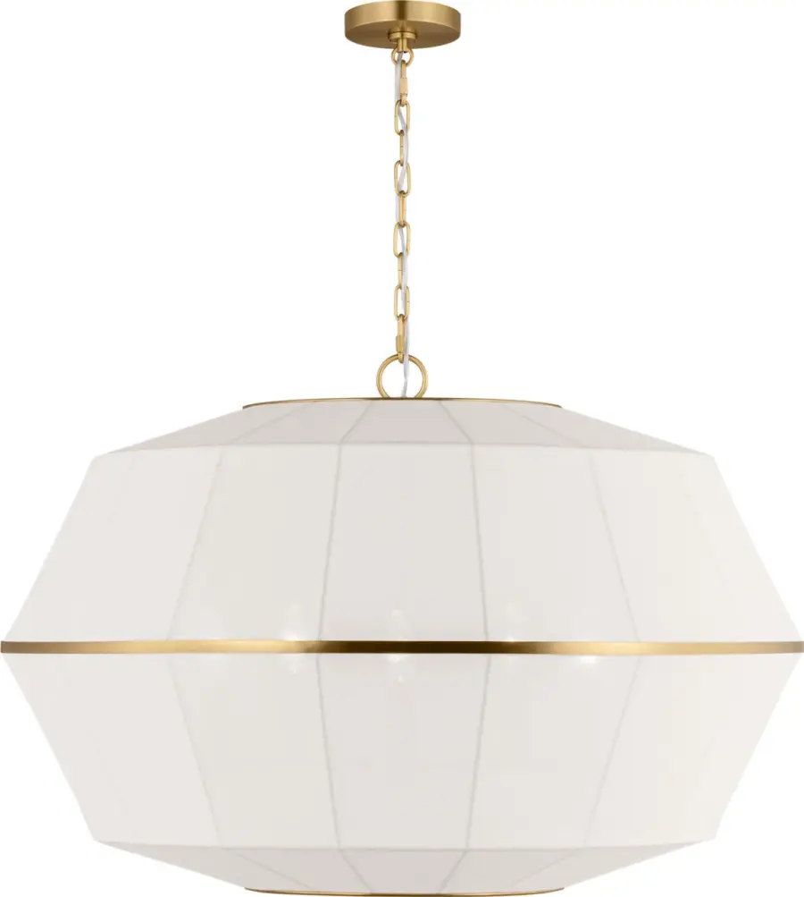 Hikari Wide Lantern in Burnished Brass - Image 2