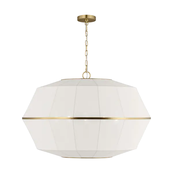 Hikari Wide Lantern in Burnished Brass - Image 3