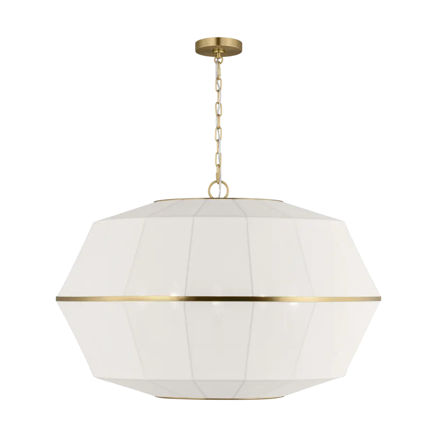 Hikari Wide Lantern in Burnished Brass - Image 3