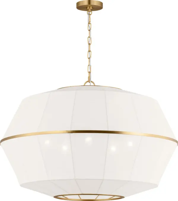 Hikari Wide Lantern in Burnished Brass - Image 4