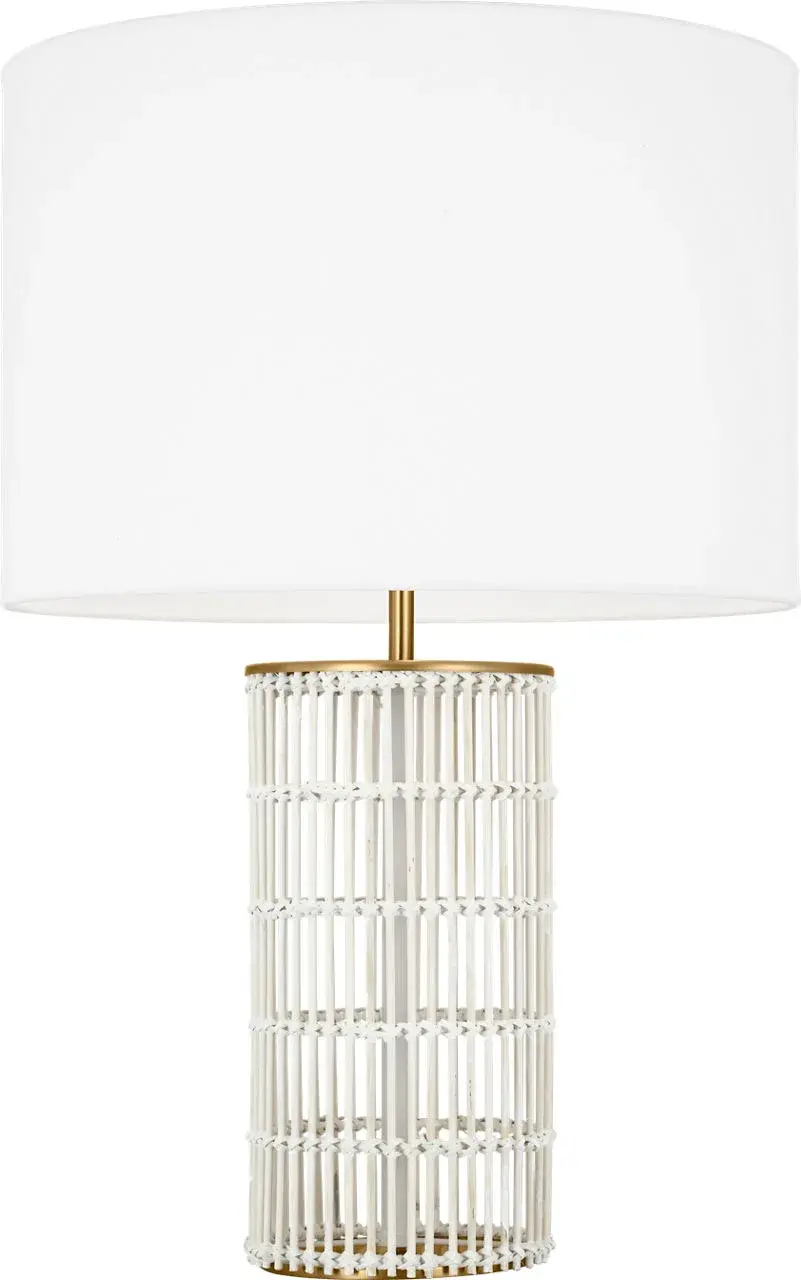 Elio Medium Table Lamp in Burnished Brass - Image 2