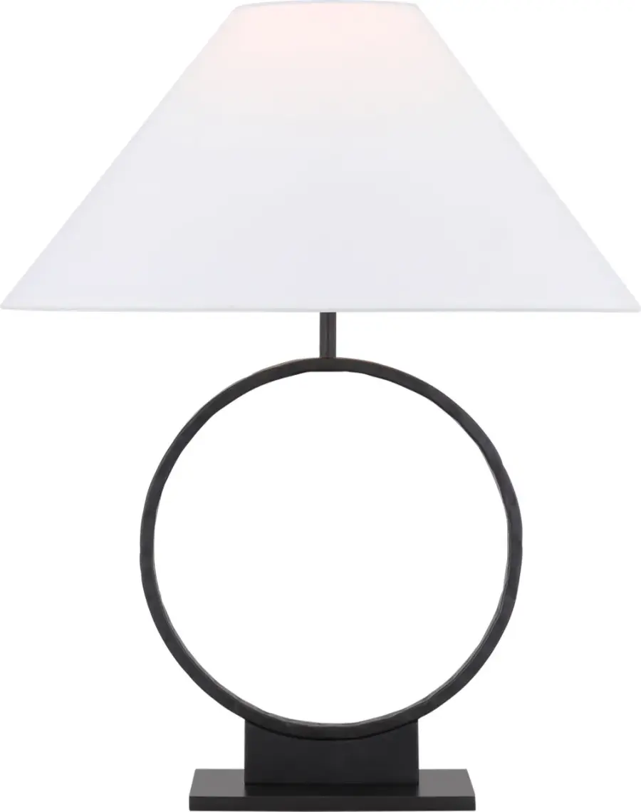 Orion Medium Table Lamp in Aged Iron - Image 1