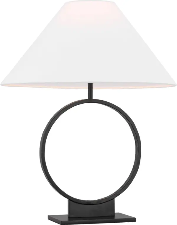 Orion Medium Table Lamp in Aged Iron - Image 2