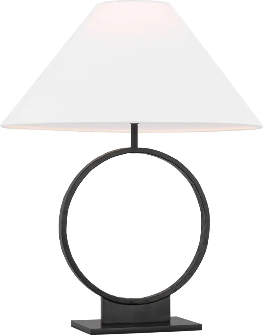 Orion Medium Table Lamp in Aged Iron - Image 2