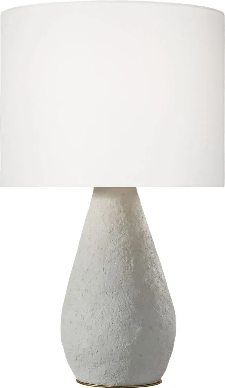 Breccia Medium Table Lamp in Cream Wash - Image 2