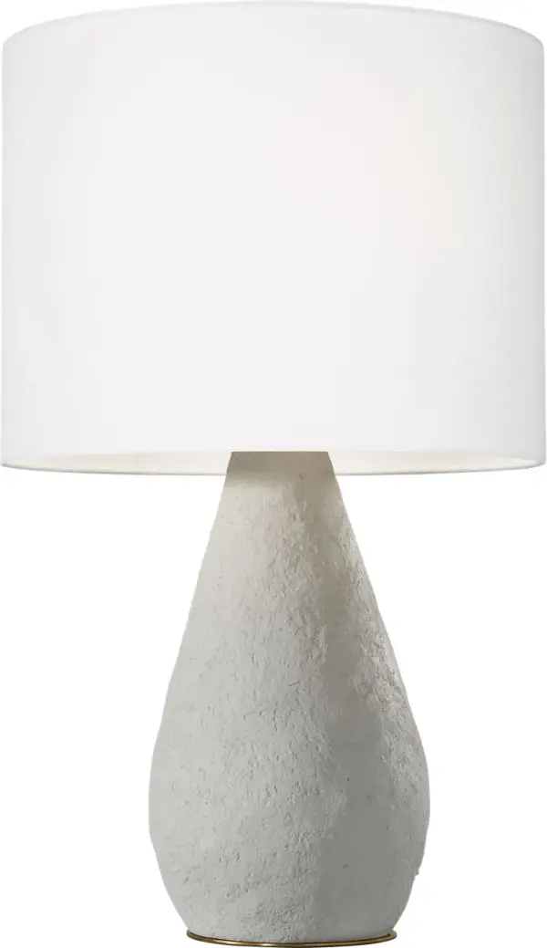 Breccia Medium Table Lamp in Cream Wash - Image 4