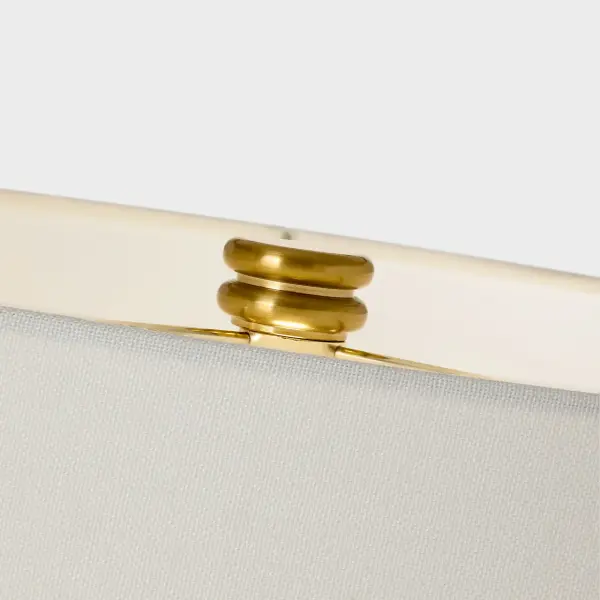 Artisanal Ceramic Table Lamp with Distinctive Cracked Honey Glaze - Image 4