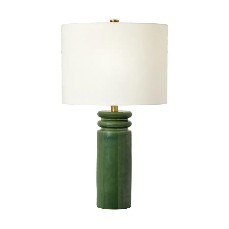 Feikudo Medium Table Lamp in Glossy Light Green - Image 1