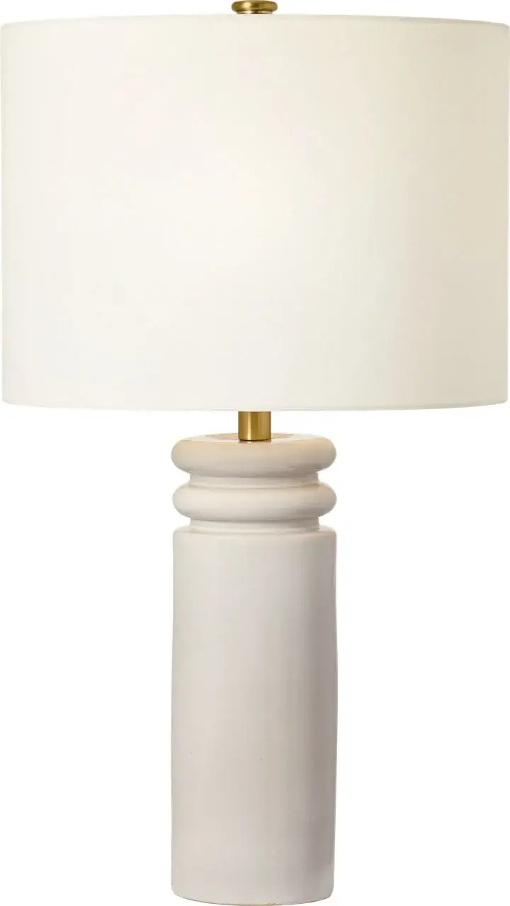 Feikudo Medium Table Lamp in Glossy White - Image 2