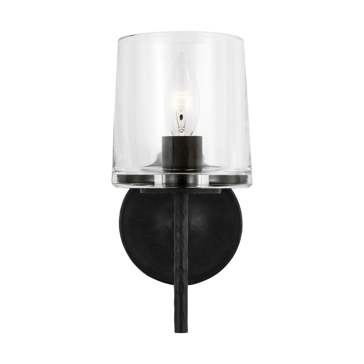 Marietta One Light Wall Sconce in Aged Iron