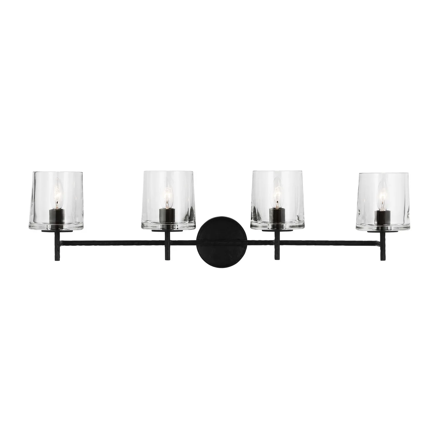 Marietta 4-Light Vanity in Aged Iron