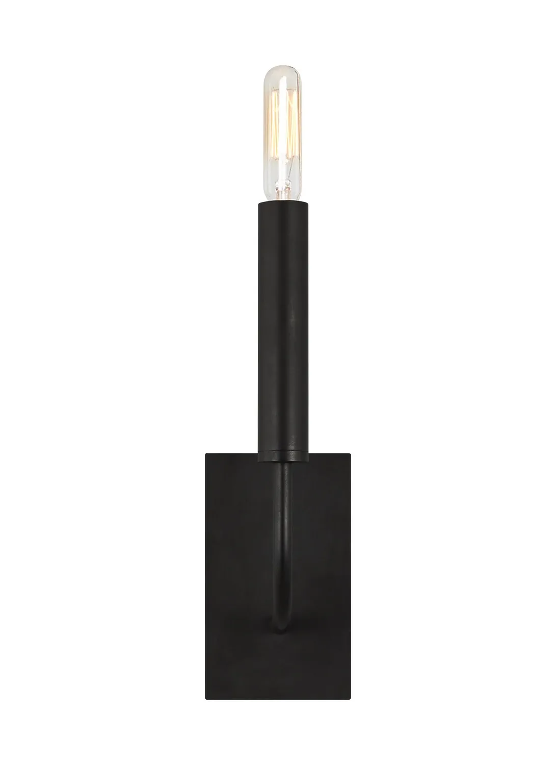 Brianna One Light Wall Sconce in Aged Iron