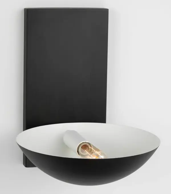 Nevel Medium Sconce in Aged Iron - Image 3