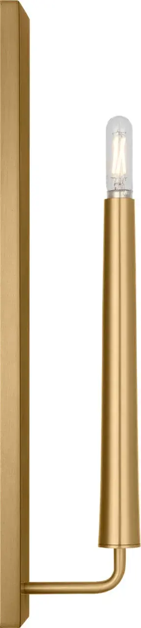 Lois 18" Single Sconce in Burnished Brass - Image 3