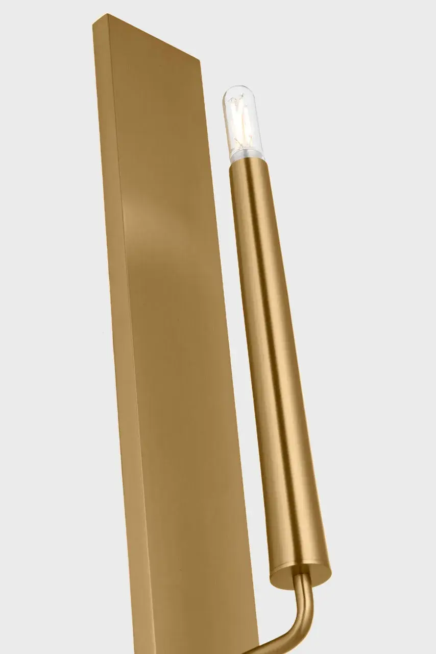 Lois 18" Single Sconce in Burnished Brass - Image 4