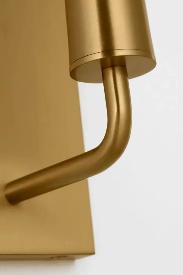 Lois 18" Single Sconce in Burnished Brass - Image 5