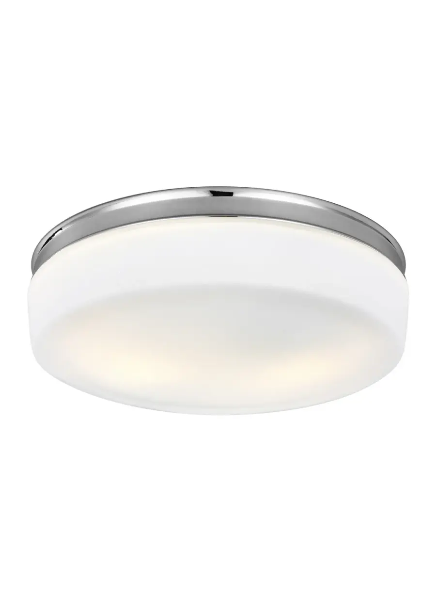 Issen Two Light Flush Mount in Chrome