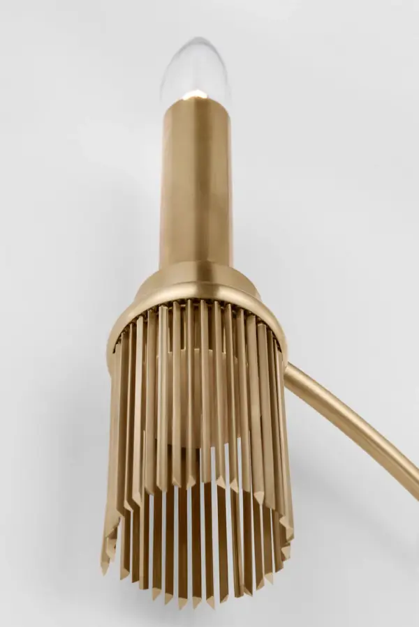 Sutton Double Sconce in Antique-Burnished Brass - Image 3