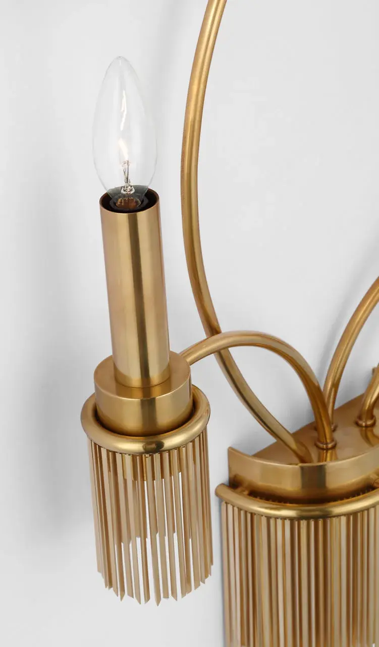 Sutton 4-Light Sconce in Antique-Burnished Brass - Image 6