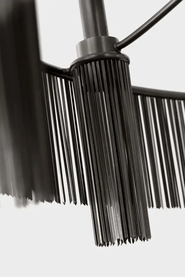 Sutton 50" Three Tier Chandelier in Bronze - Image 5