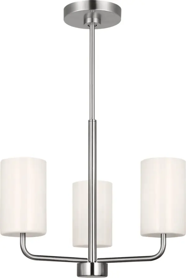 Rhett Small Chandelier in Brushed Steel - Image 3