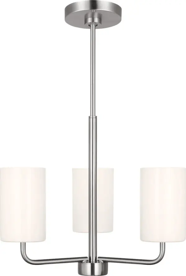Rhett Small Chandelier in Brushed Steel - Image 4