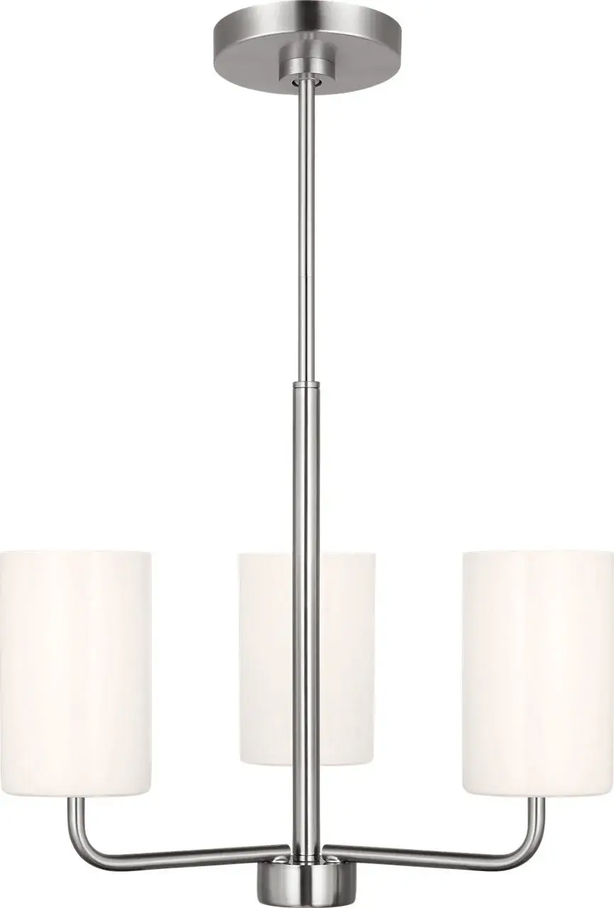 Rhett Small Chandelier in Brushed Steel - Image 4